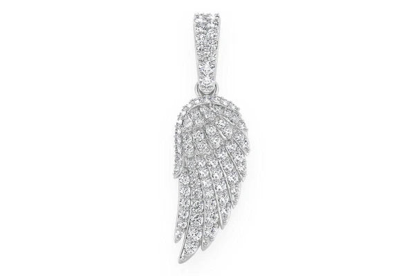 Erkals Jewellers Angel Wing Pendant 18K Gold 0.45ctw
