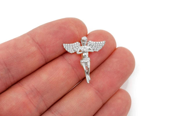 Erkals Jewellers Angel Pendant 18K Gold Diamond 0.33ctw