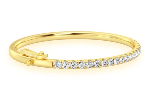 Erkals Jewellers Scallop Diamond Bangle 18K Gold 2.15ctw
