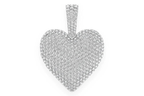 Erkals Jewellers Full Heart Pendant 18K Gold Diamond 1.25ctw