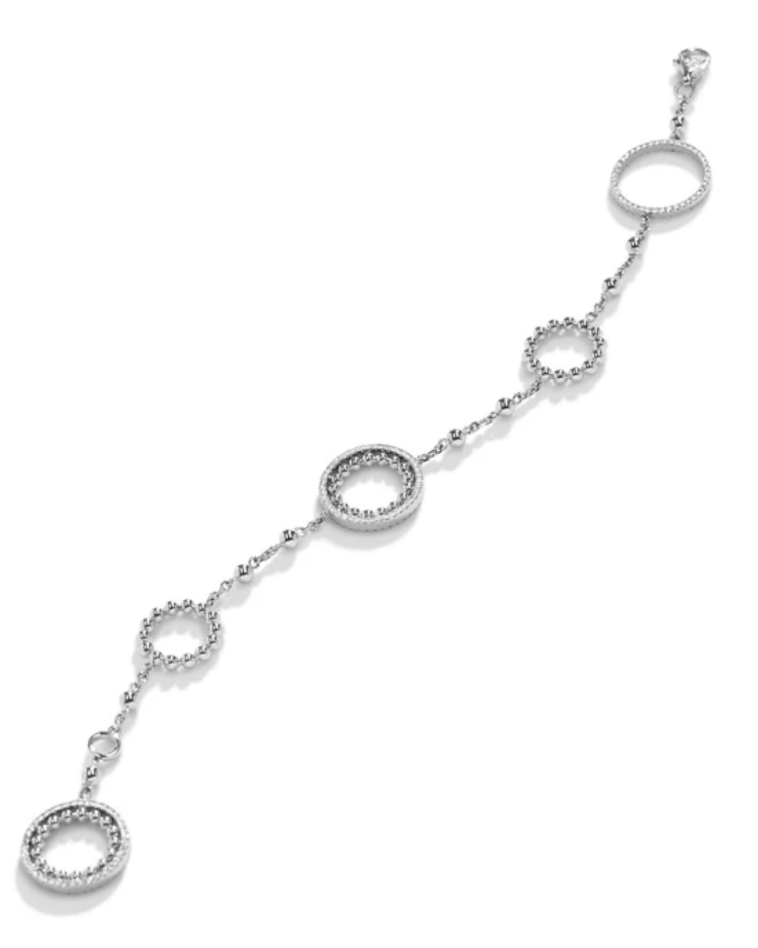 Circus White Gold Diamond Bracelet