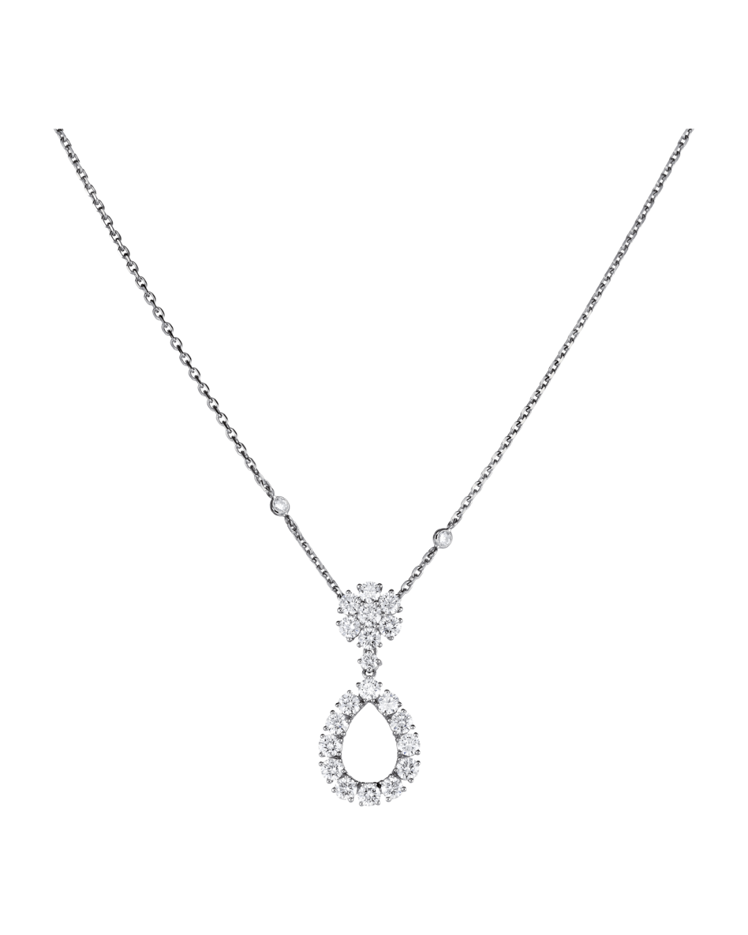 L'Heure du Diamant Diamond Pendant 18ct White Gold
