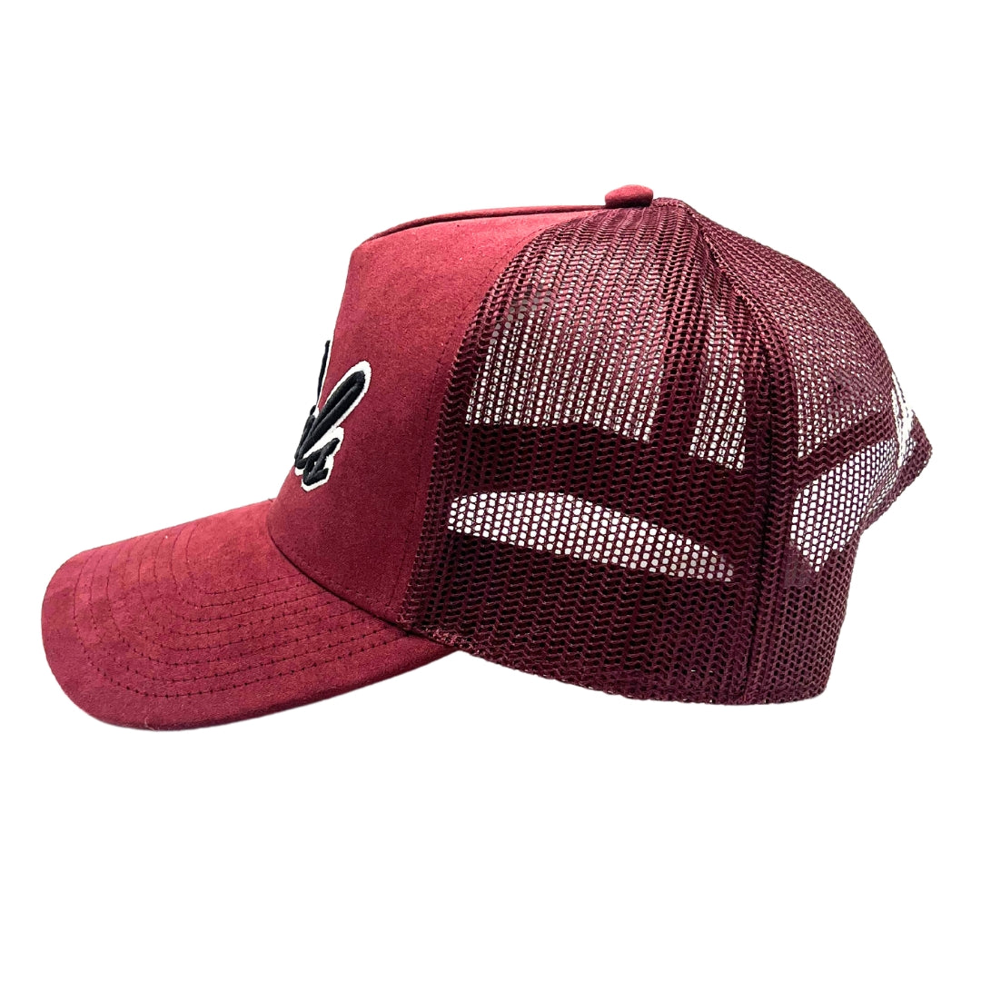 Erkals Signature Burgundy Suede Cap