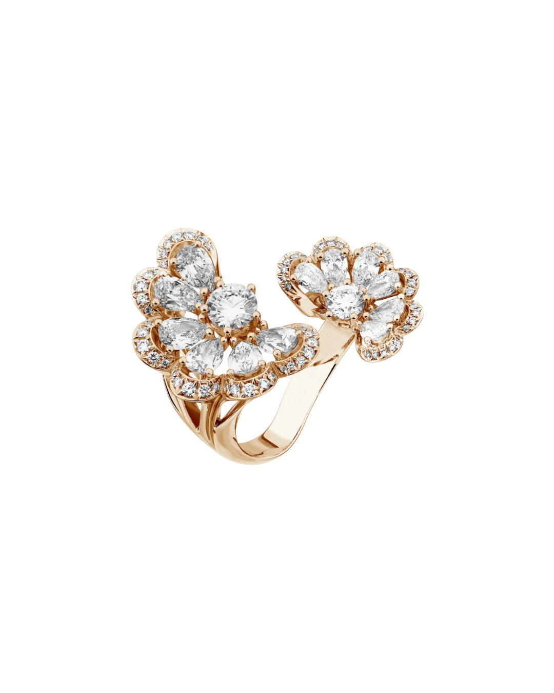 Precious Lace Nuage Diamond Ring 18ct Rose Gold