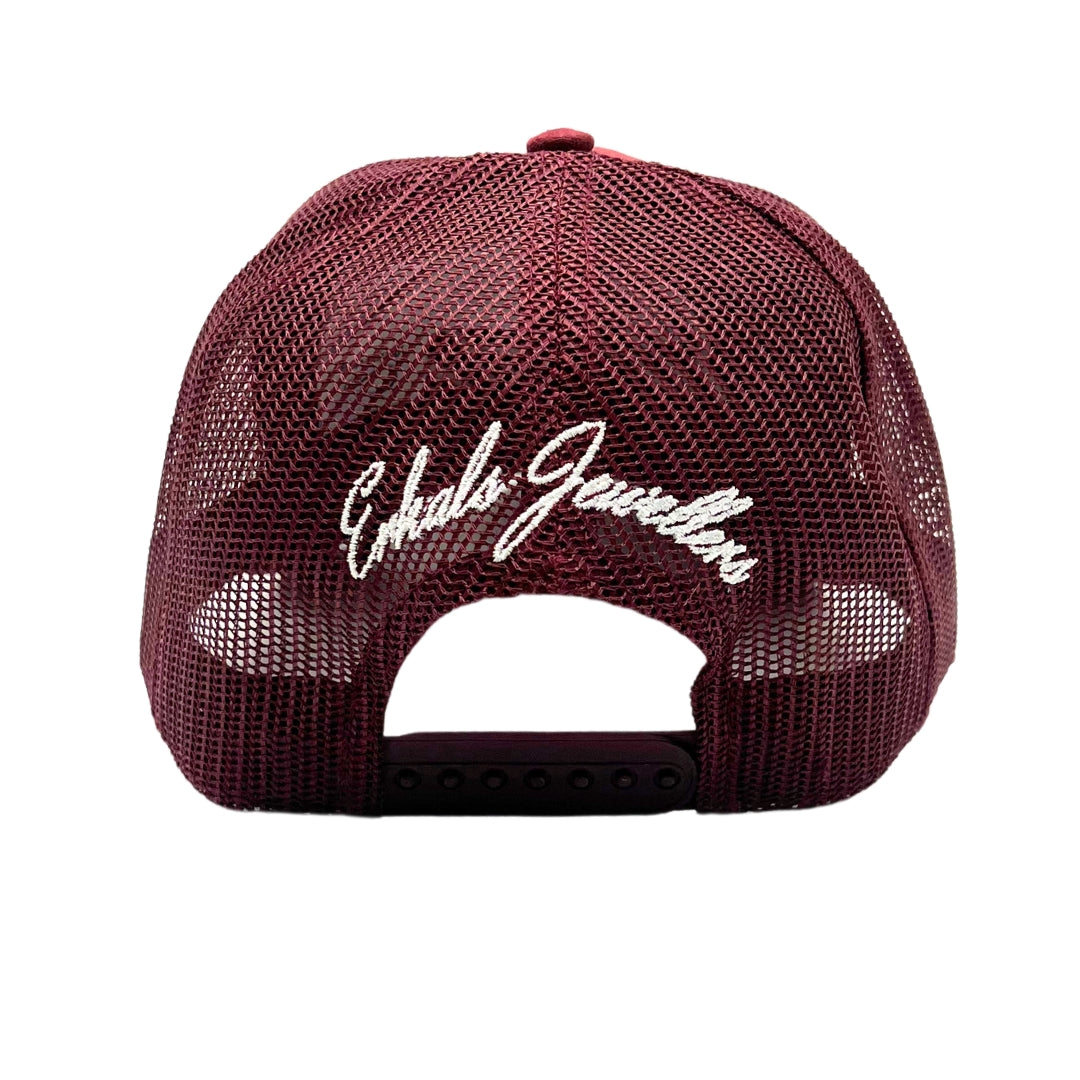 Erkals Signature Burgundy Suede Cap