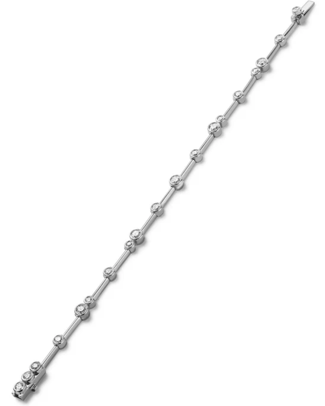Raindance Classic Diamond Platinum Bracelet