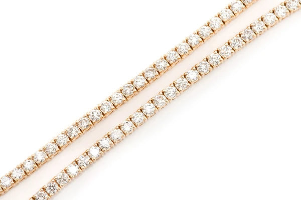 Erkals Jewellers 8pt Prong Set Diamond Tennis Necklace 18K Gold 16.50ctw