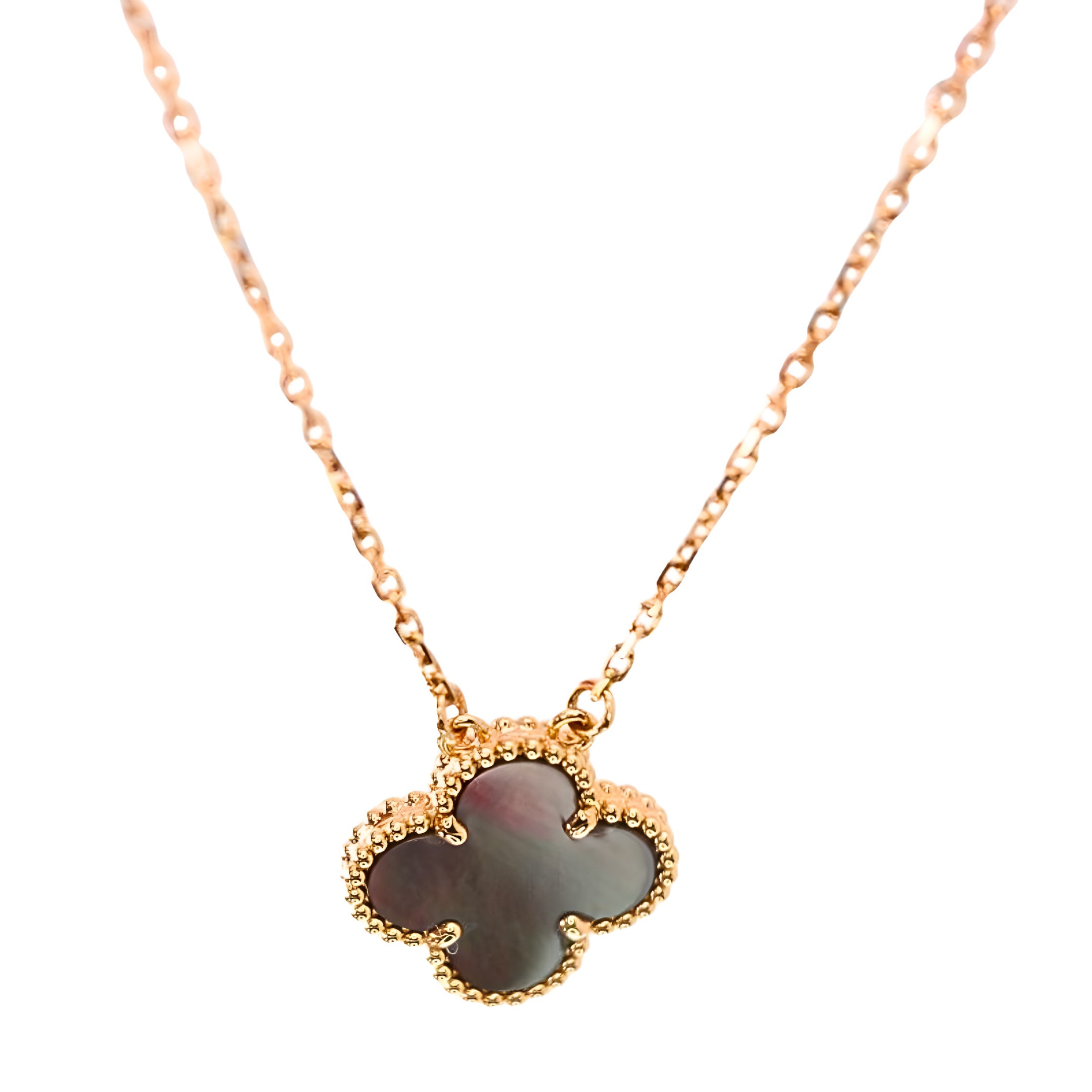 Van Cleef & Arpels Vintage Alhambra Pendant Mother-Of-Pearl 18K Rose Gold