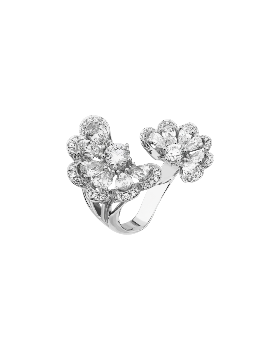 Precious Lace Nuage Diamond Ring 18ct White Gold