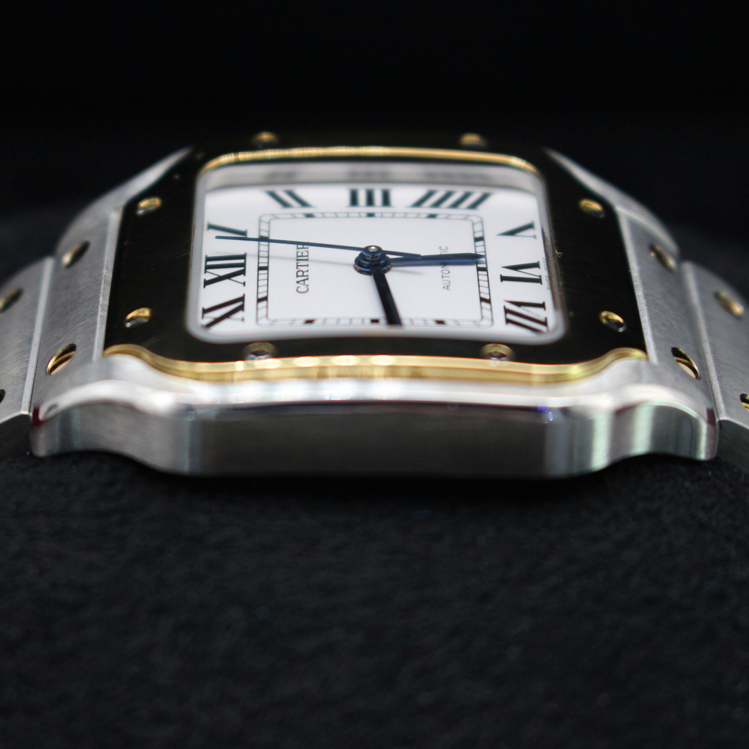 Cartier De Santos W2SA0016 Modelo Mediano Esfera Blanca