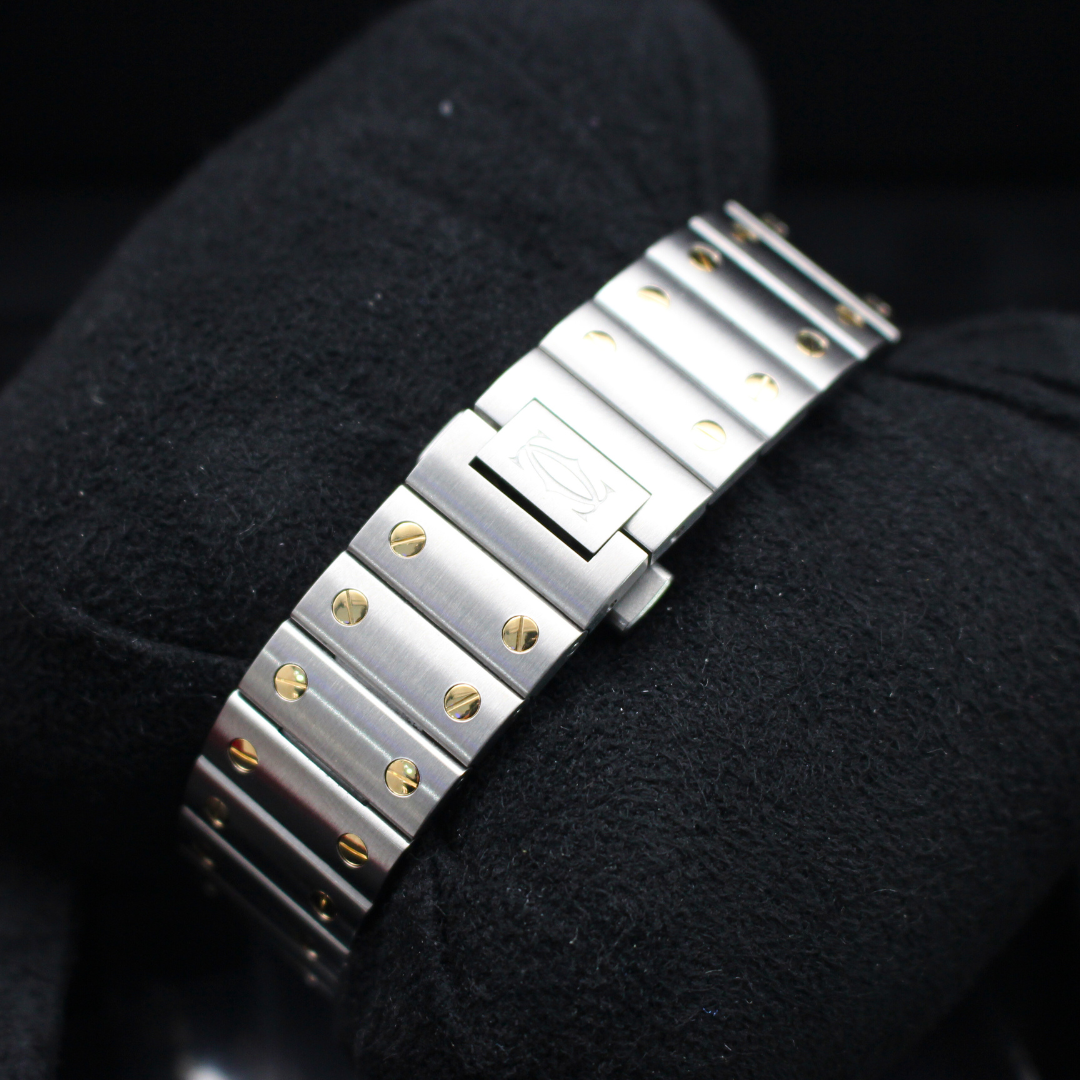 Cartier De Santos W2SA0016 Modelo Mediano Esfera Blanca