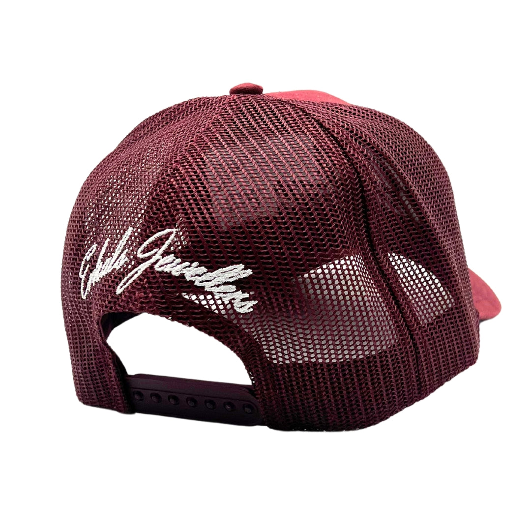 Erkals Signature Burgundy Suede Cap
