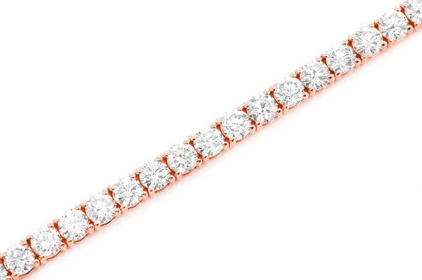 Erkals Jewellers 20pt Prong Set Diamond Tennis Bracelet 18K Gold 10.50ctw