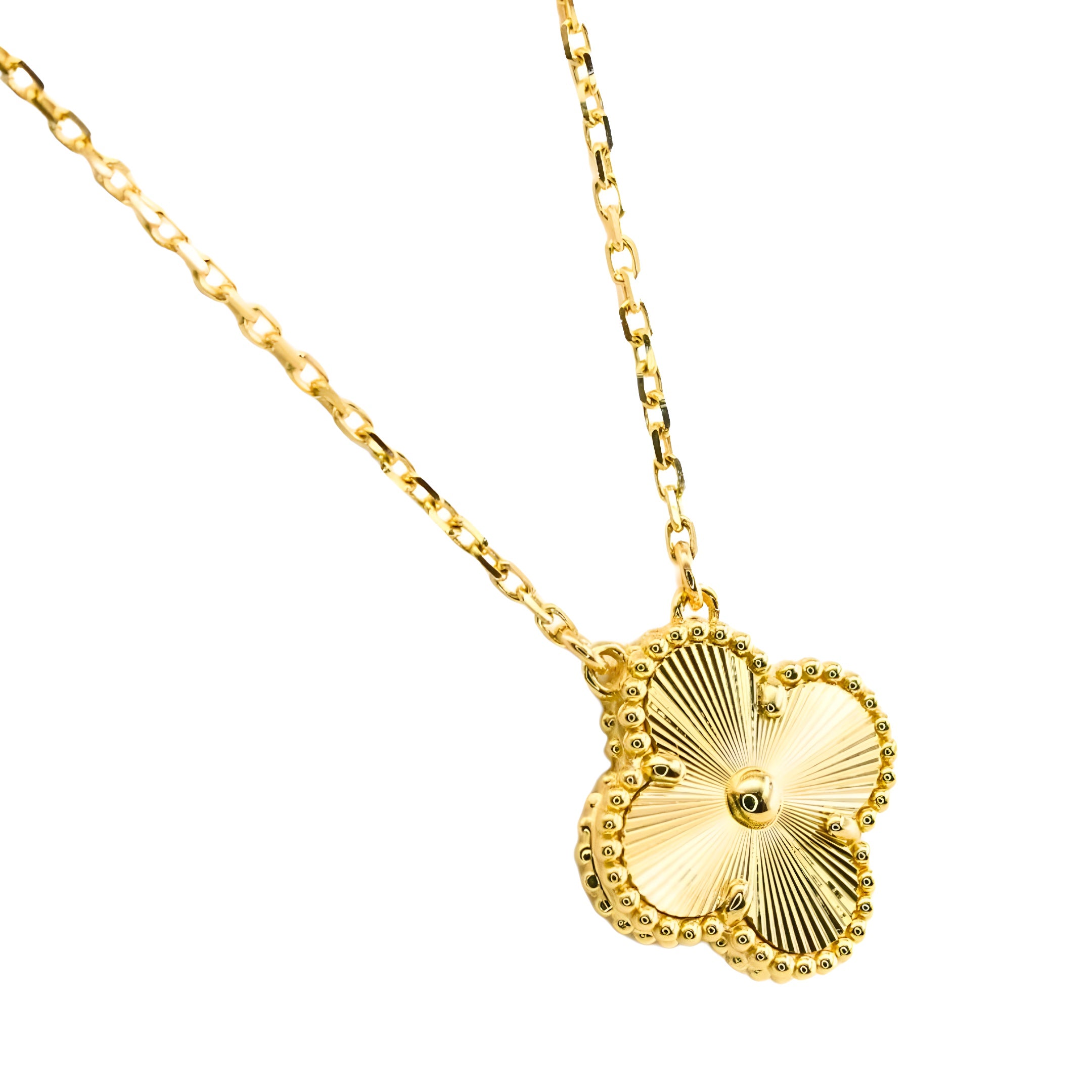 Van Cleef & Arpels Vintage Alhambra Pendant 18K Yellow Gold