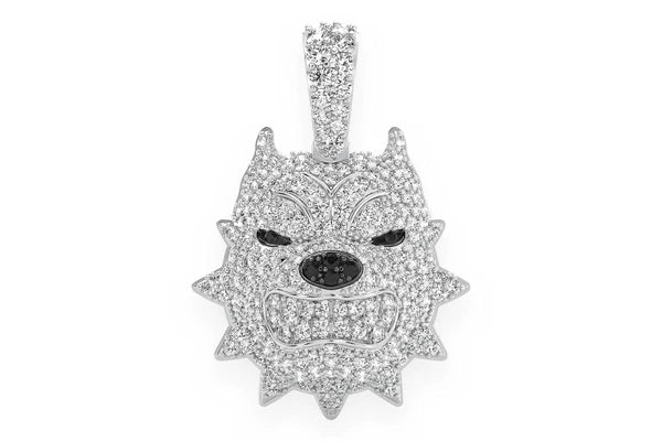 Erkals Jewellers Pitbull Pendant 18K Gold Diamond 1.25ctw