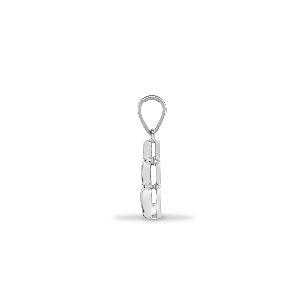 18ct White Gold Natural Diamond Pendant