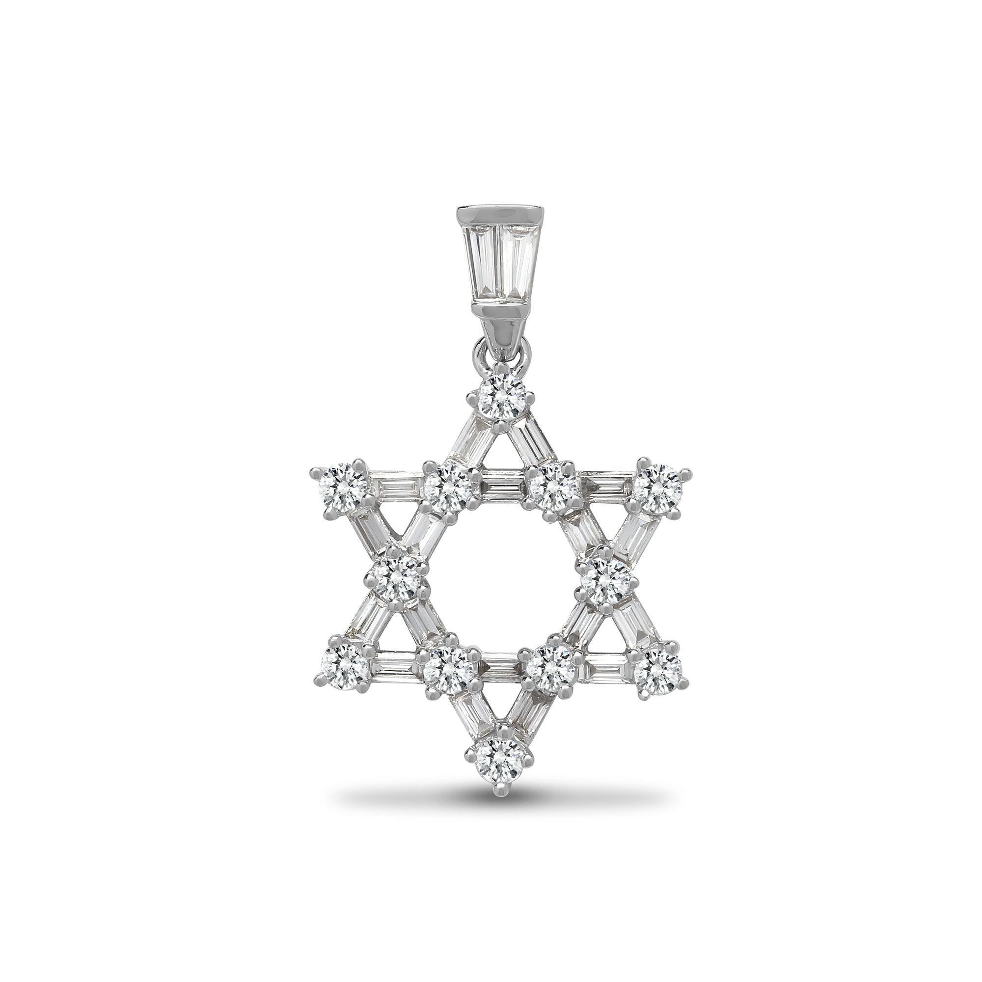 18P062 | 18ct White Gold Natural Diamond Pendant