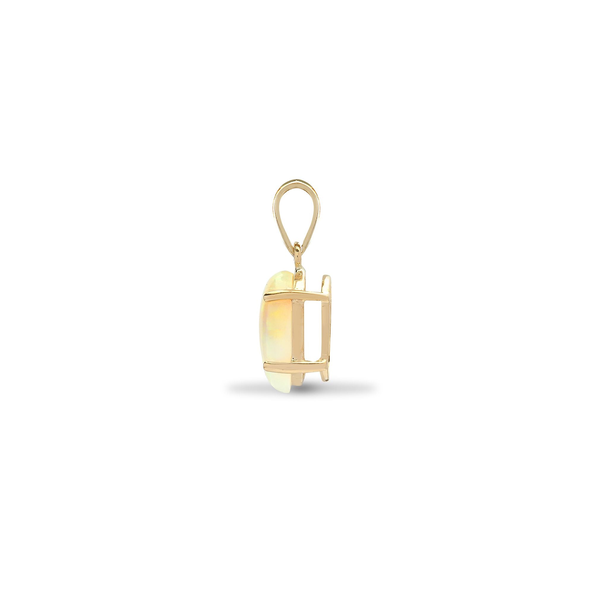 18P129 | 18ct Yellow Gold Opal Pendant
