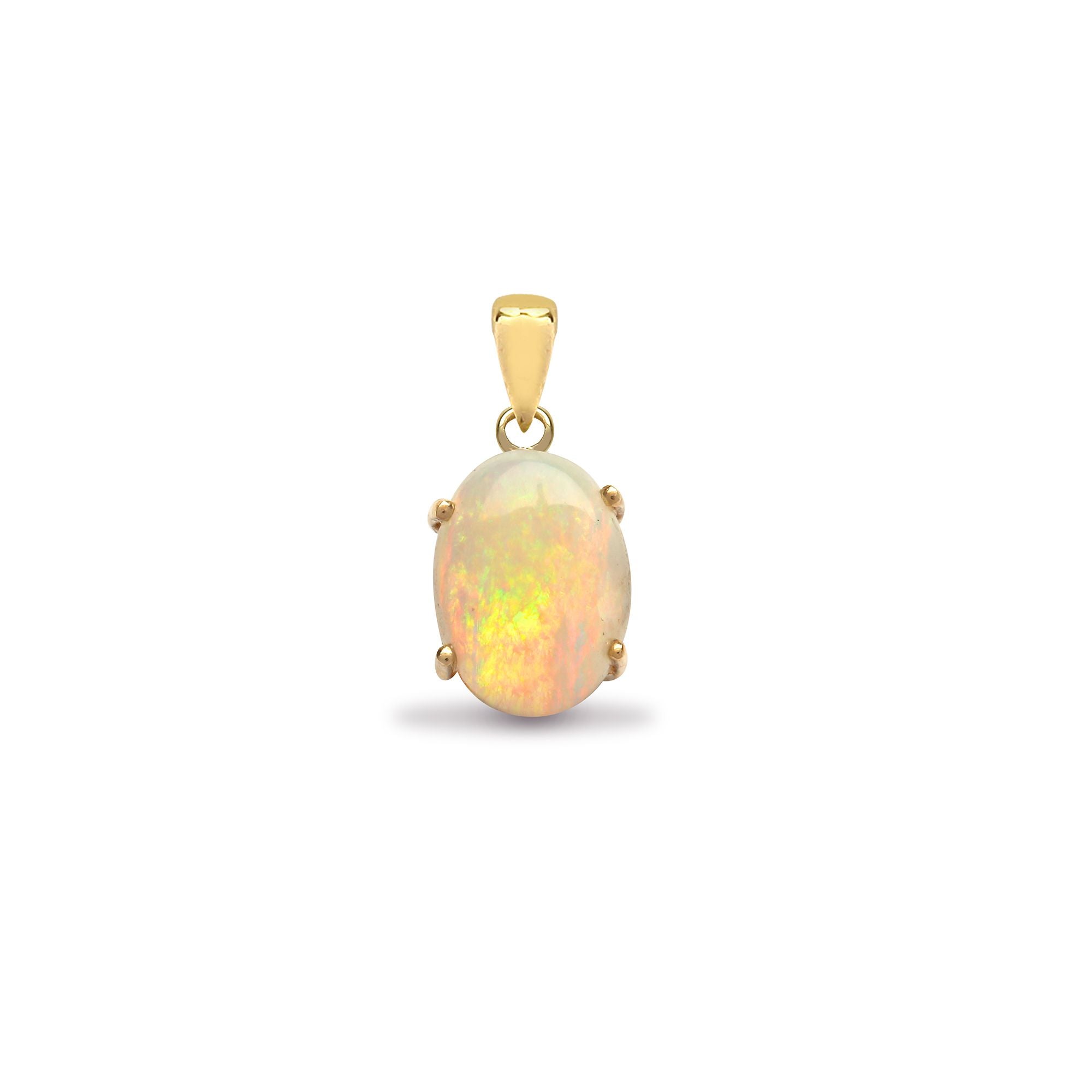 18P129 | 18ct Yellow Gold Opal Pendant