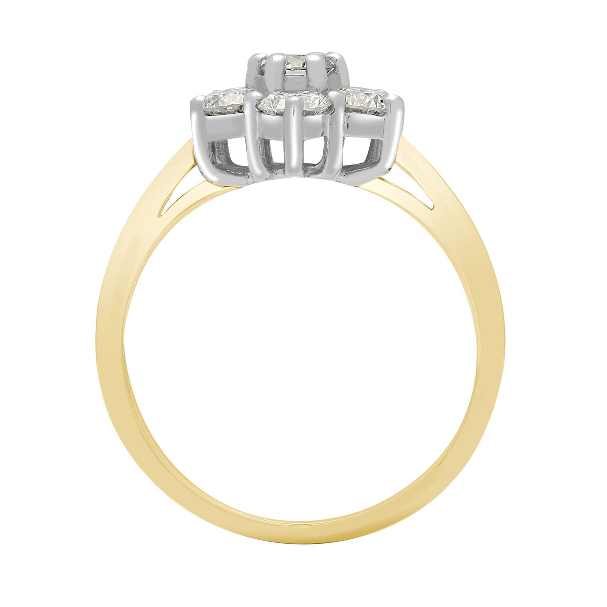 18ct 50pts Natural Diamond Ring