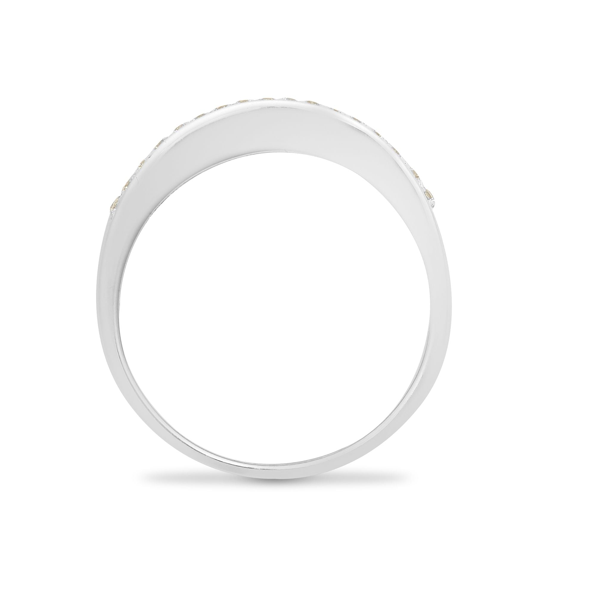 18ct White Gold Natural Diamond Ring