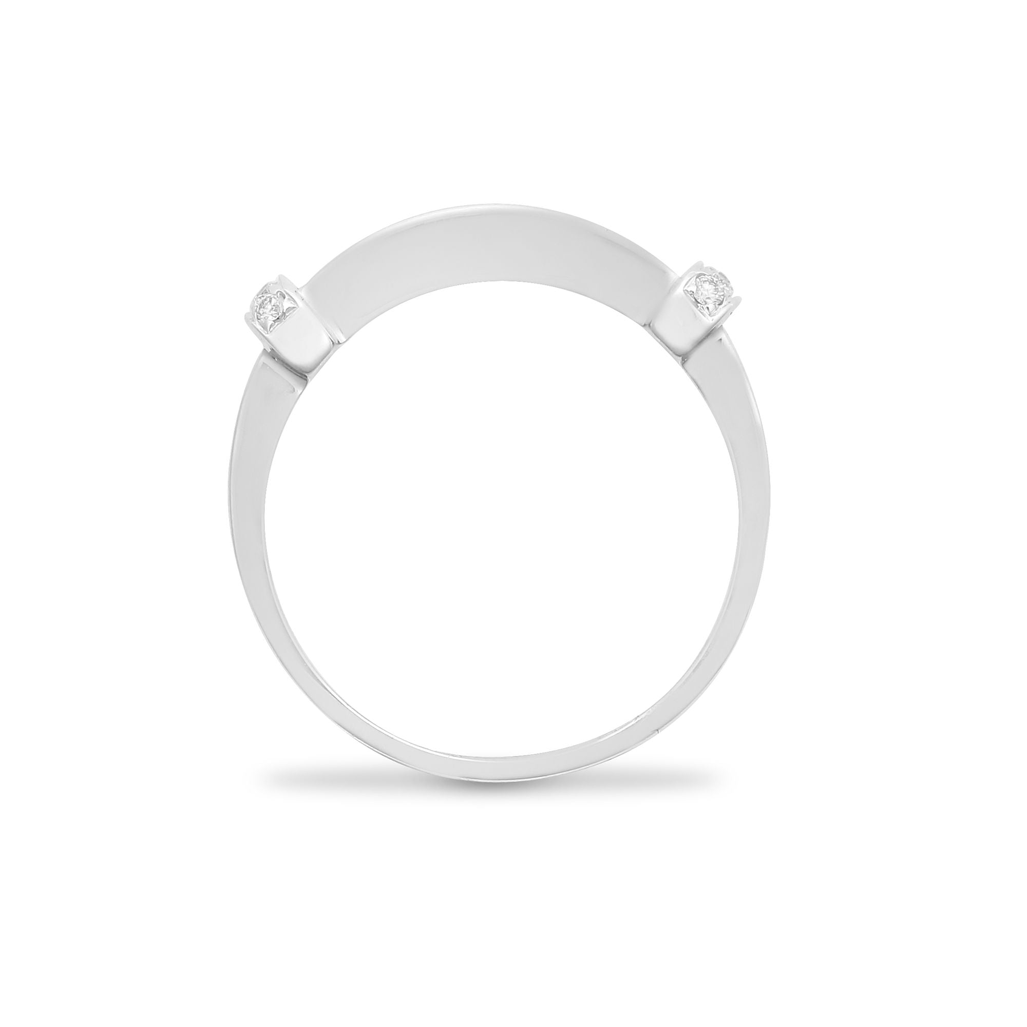 18ct White Gold Natural Diamond Ring