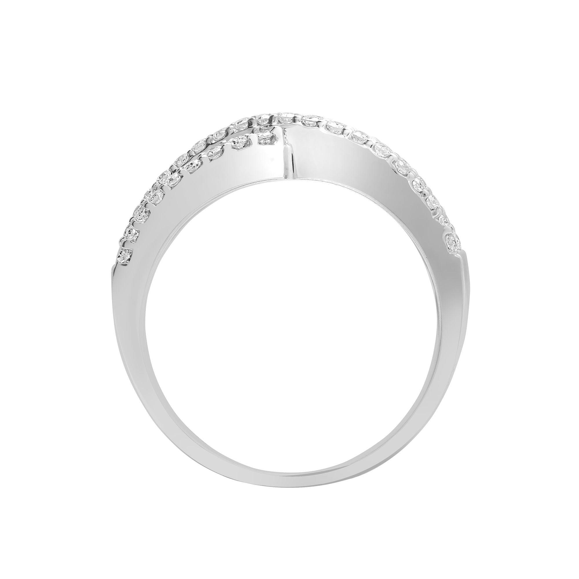 18ct White Gold Natural Diamond Ring