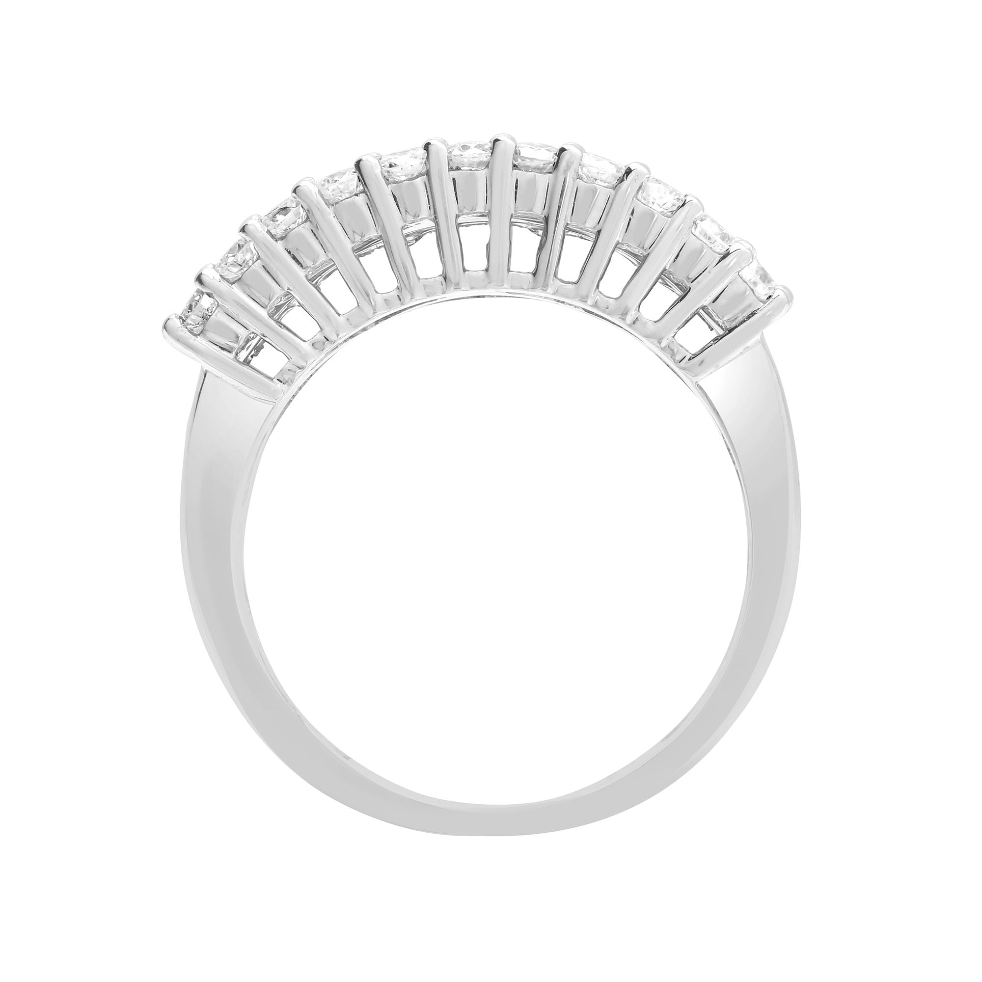 18ct White Gold Natural Diamond Ring