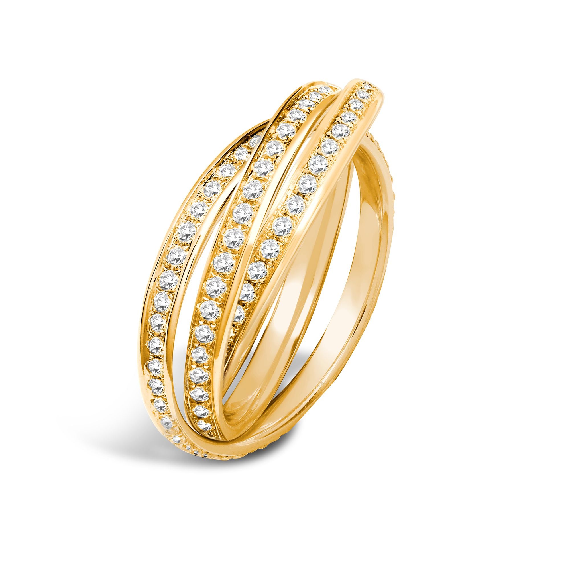 18R869 | 18ct Yellow 0.82ct 2mm RWR Full Set