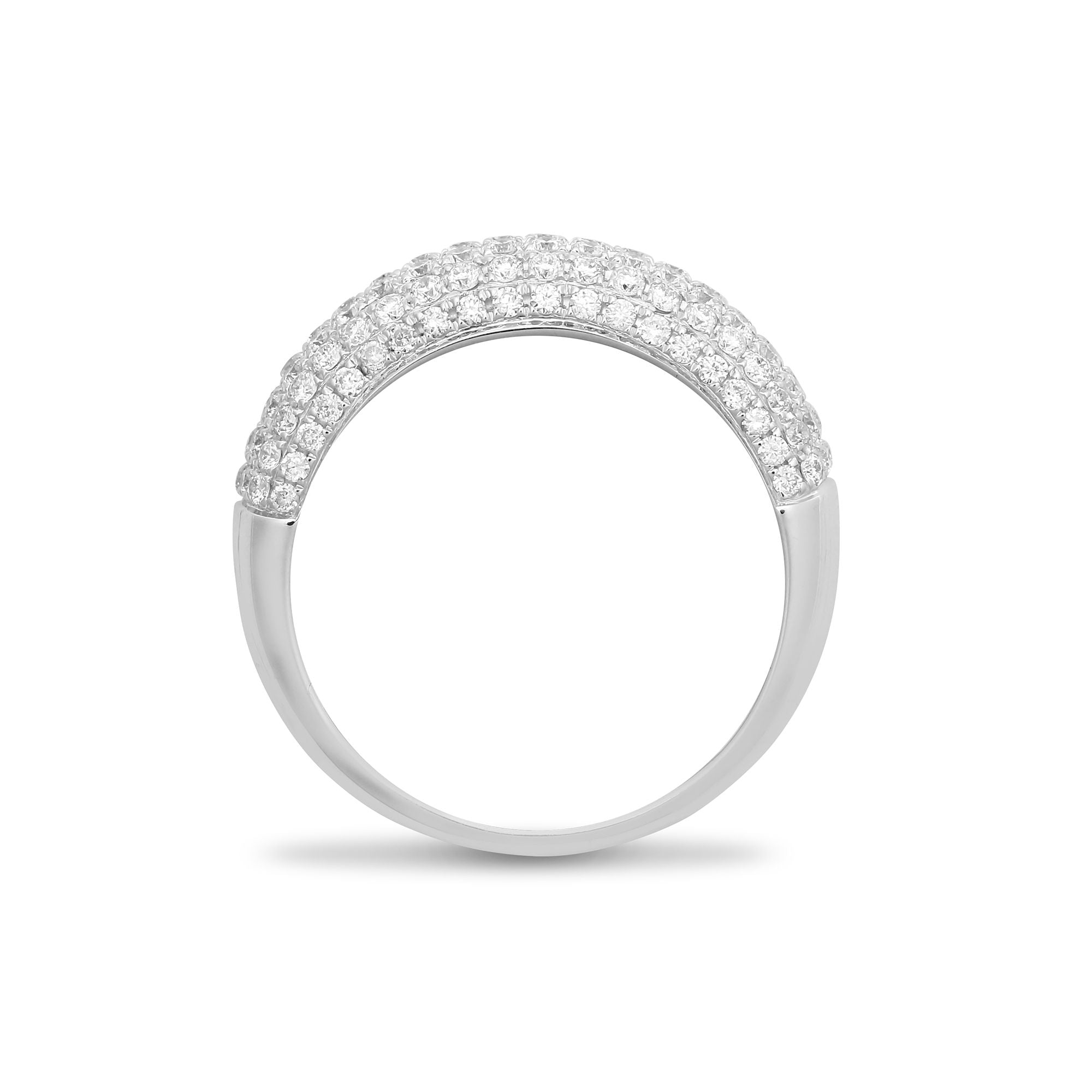 18ct White 1.50ct Natural Diamond Bombay Ring