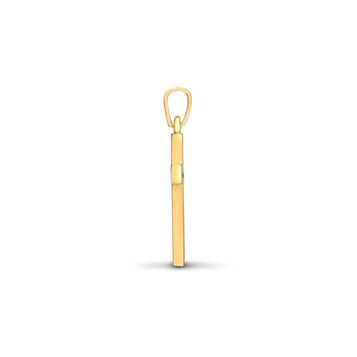 18ct Yellow Gold Natural Diamond Cross