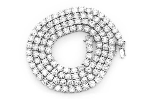 Erkals Jewellers 40pt Prong Set Diamond Tennis Necklace 18K Gold 45.00ctw