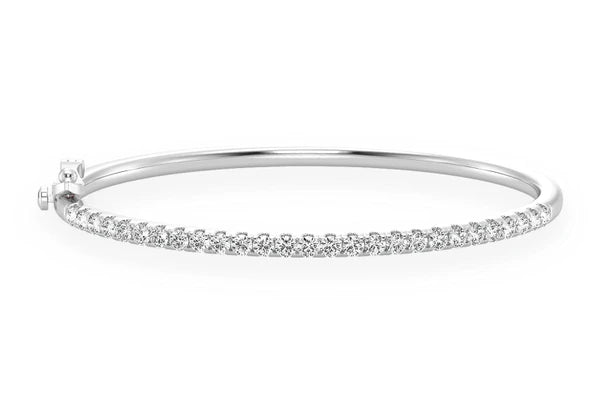 Erkals Jewellers 5pt Scallop Diamond Bangle 18K Gold 1.00ctw