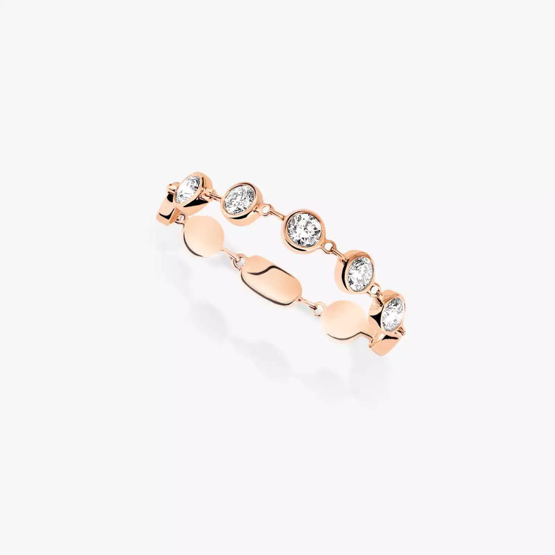 D-Vibes Small Diamond Ring 18ct Gold