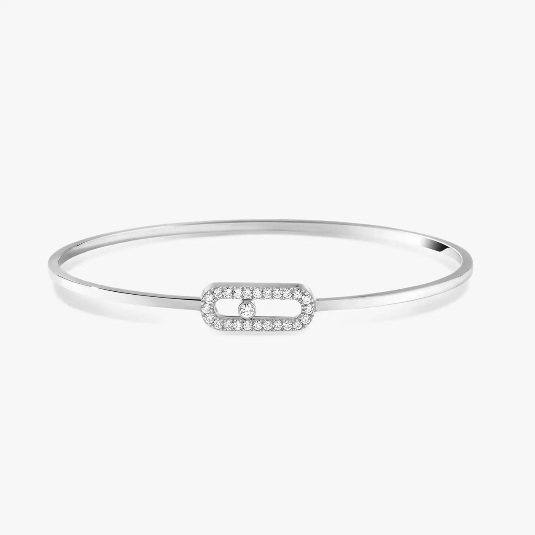 Move Uno Pavé Flex Diamond Bangle 18ct Gold