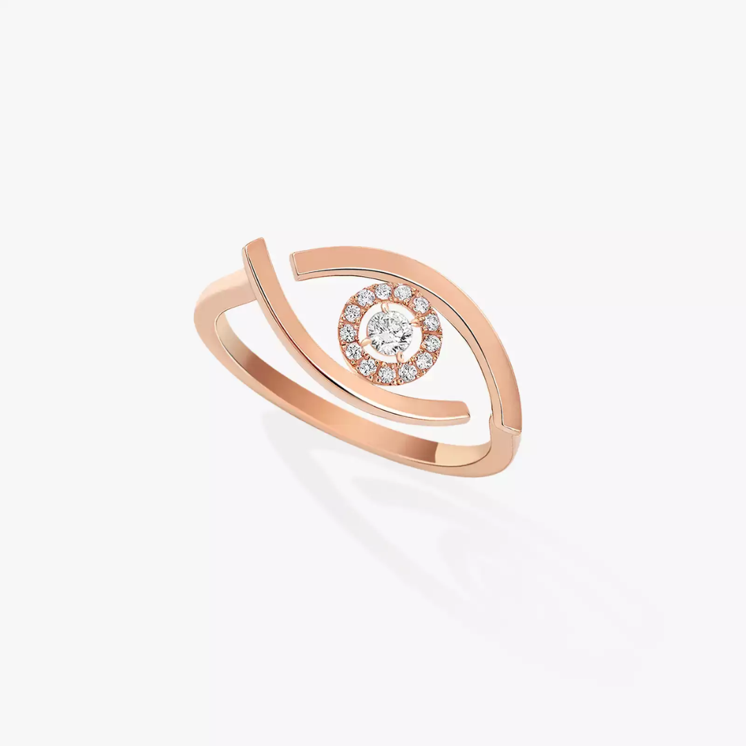Lucky Eye Diamond Ring 18ct Gold