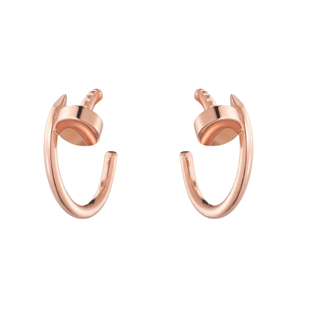 Cartier Juste Un Clou Hoop Earrings Small 18ct Gold