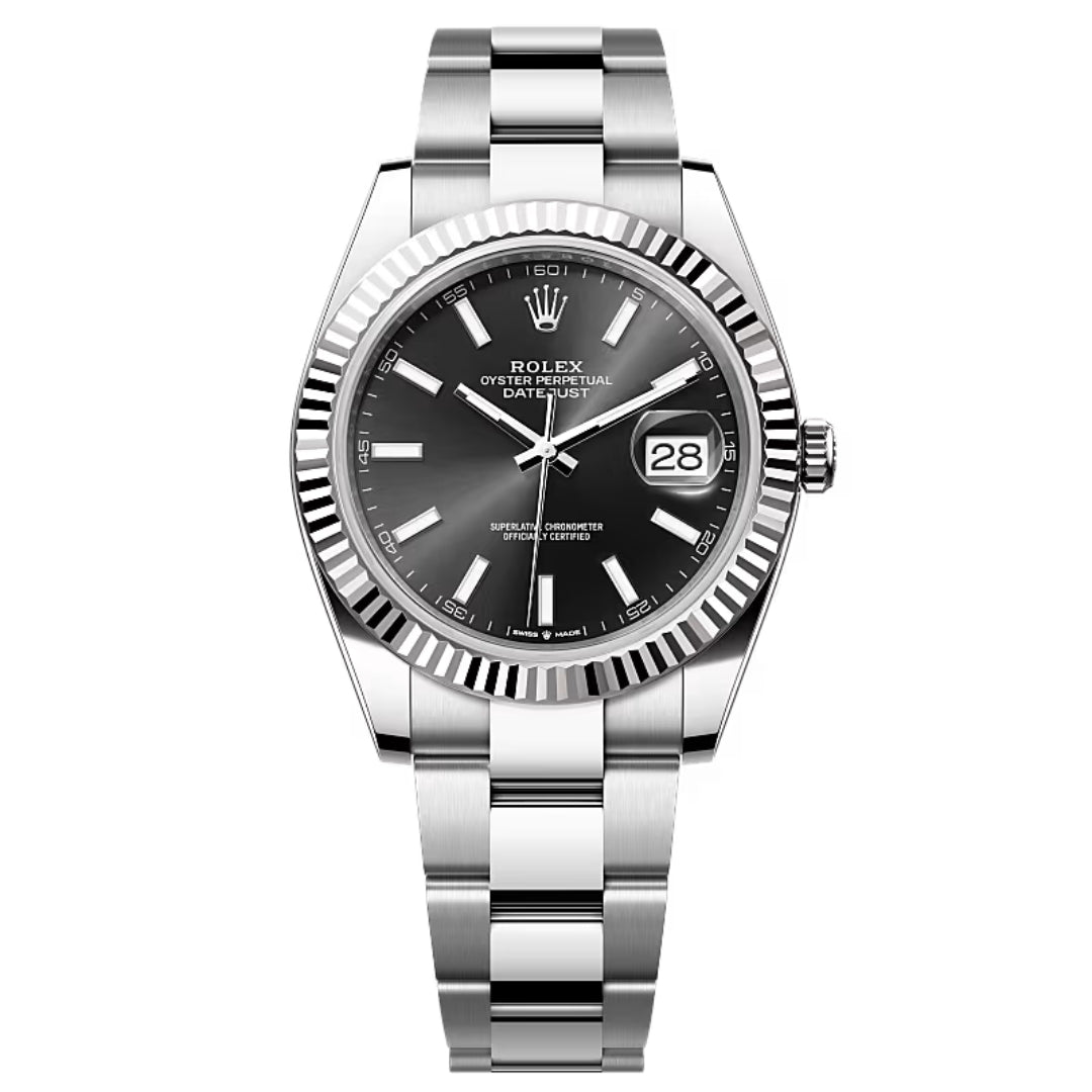 Rolex Datejust 41 126334 Black Baton Dial