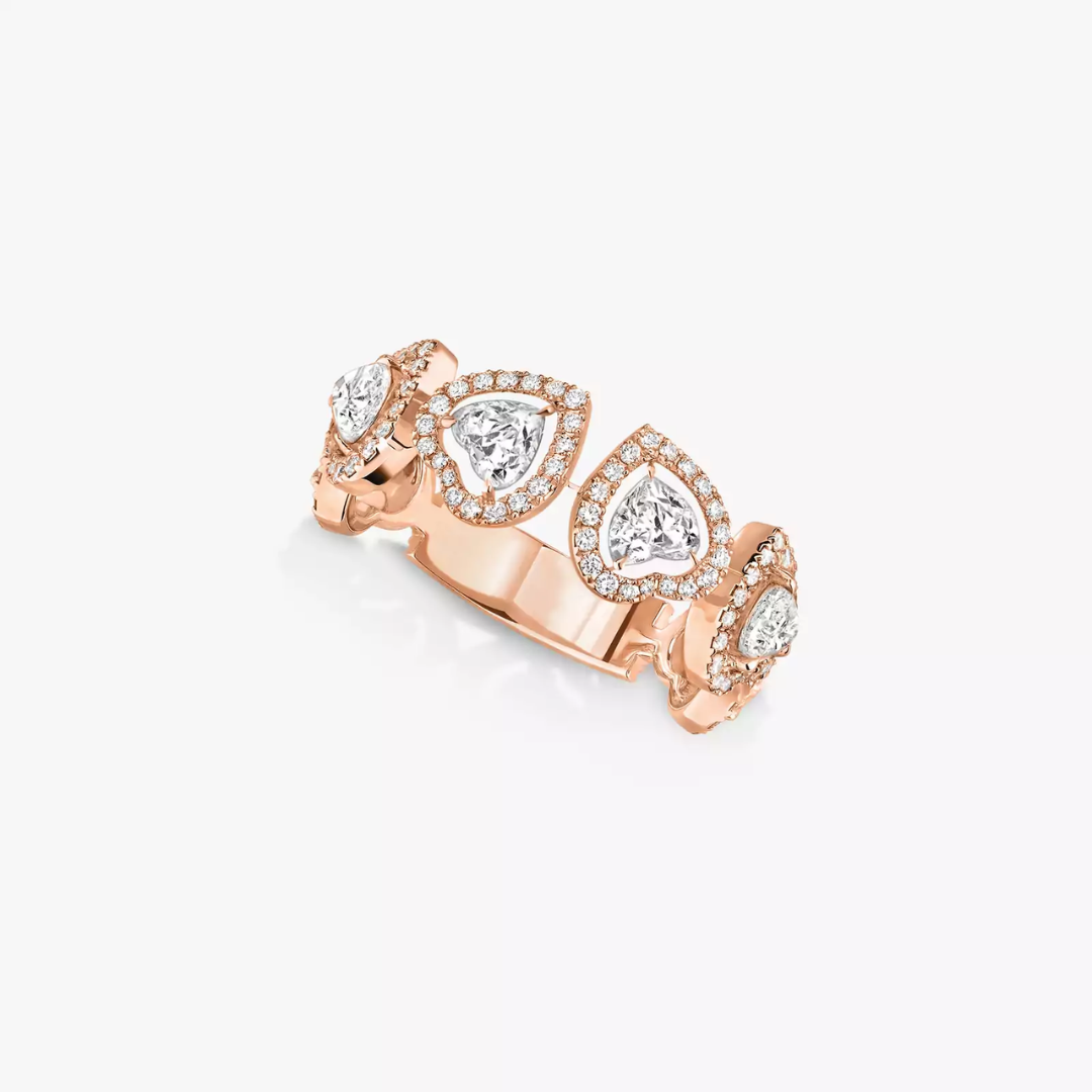 Joy Cœur Multi Diamond Wedding Ring 18ct Gold