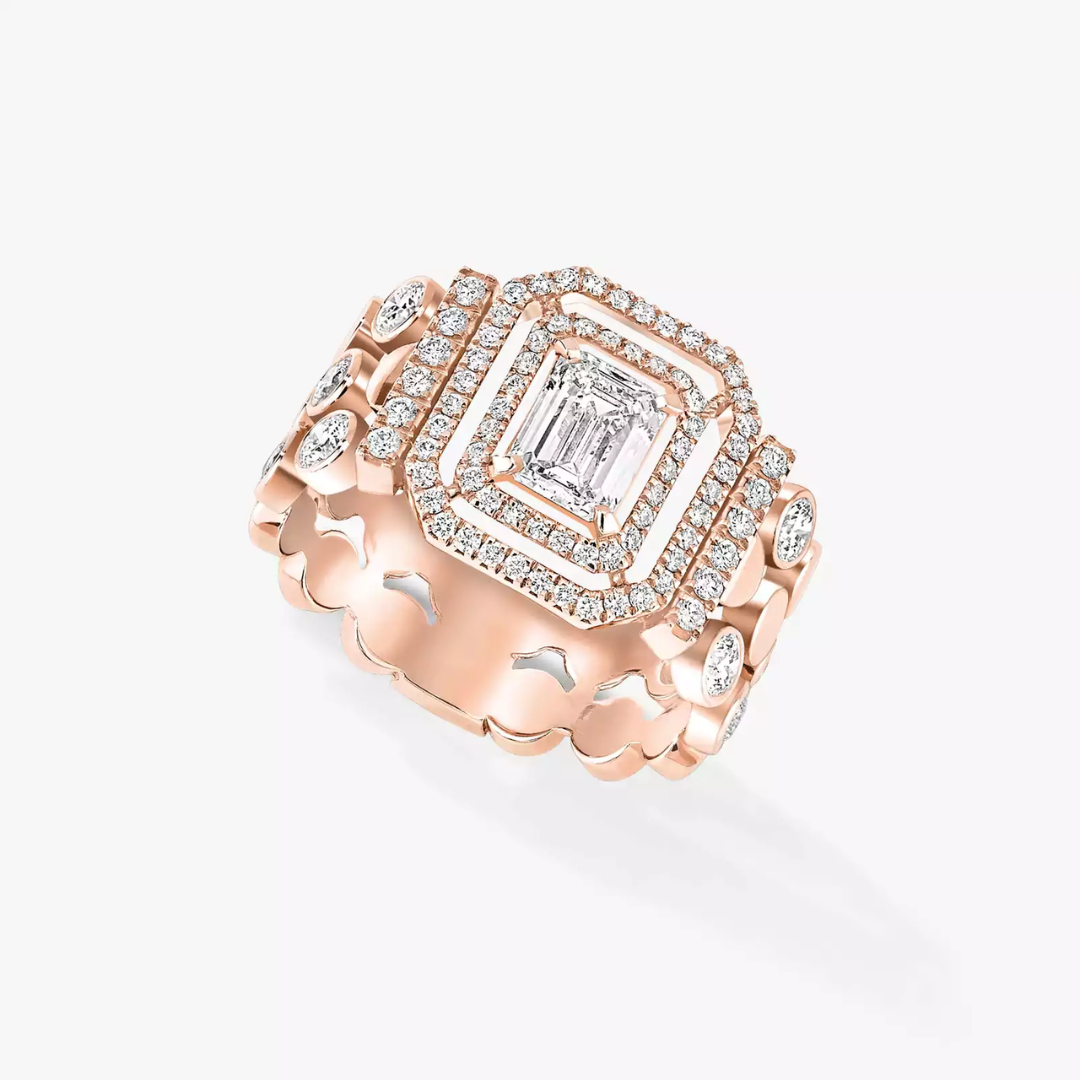 D-Vibes Multi-Row Ring Diamond Ring 18ct Gold