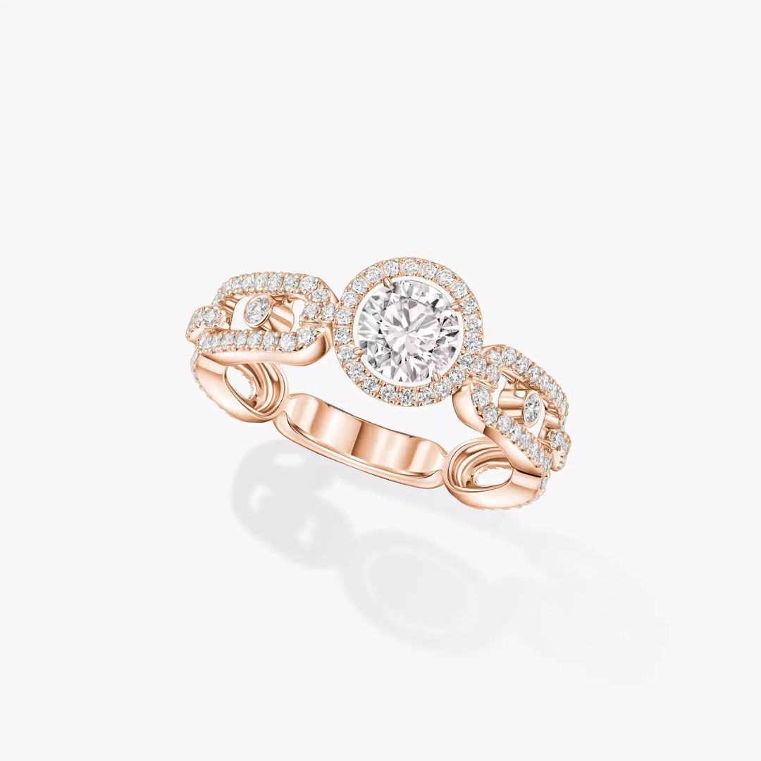 Move Link Solitaire 0.50ct Diamond Ring 18ct Gold