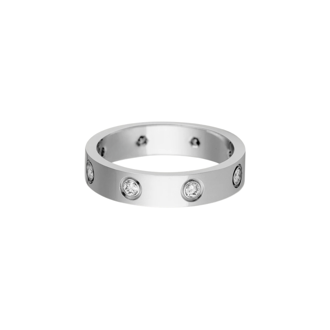 Cartier Love Ring Small 8 Diamonds 18ct Gold