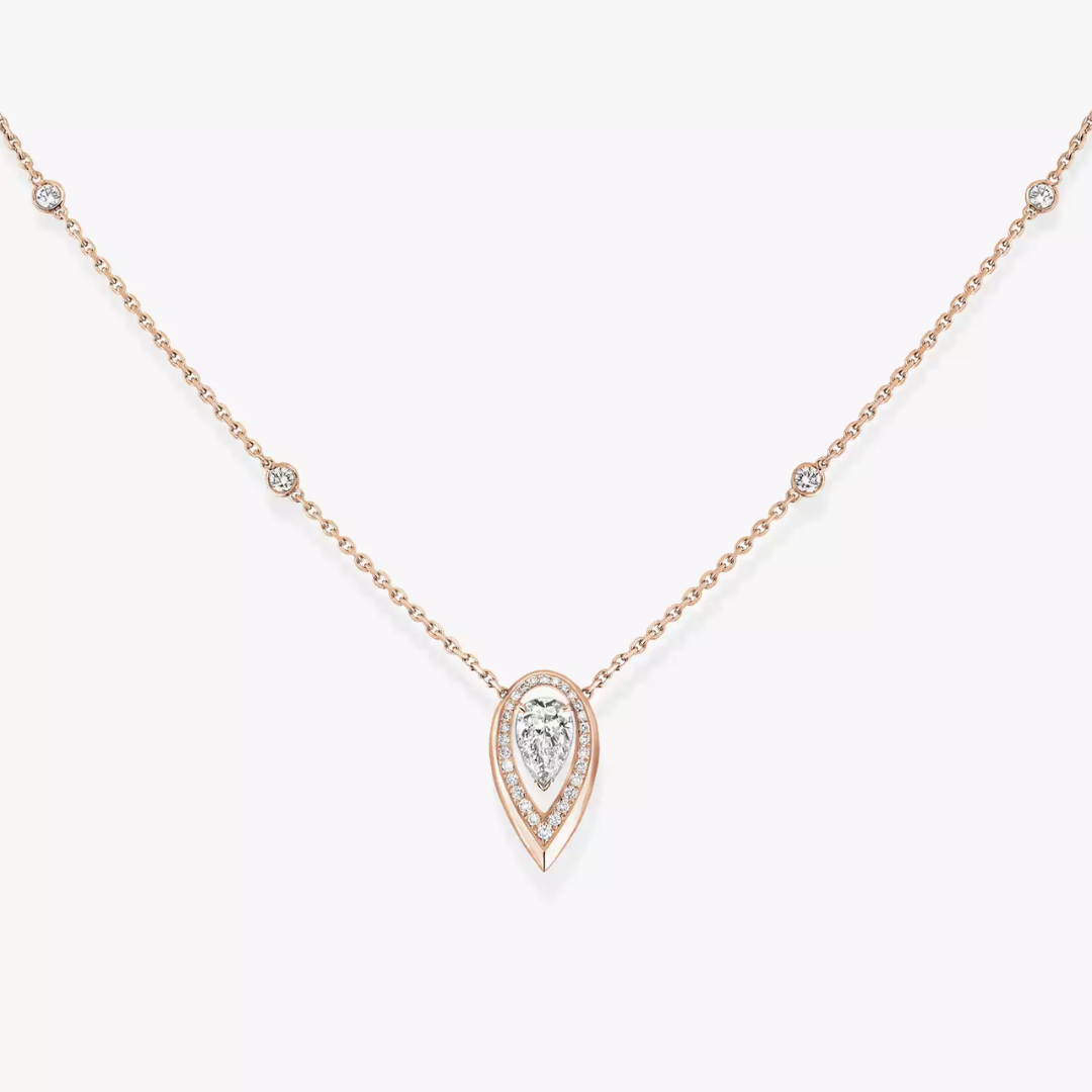 Fiery 0.25ct Diamond Necklace 18ct Gold