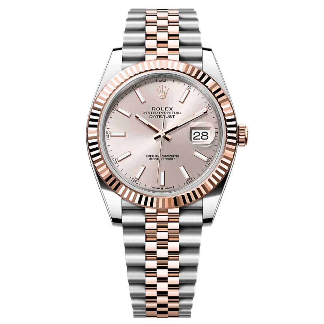 Rolex Datejust 41 126331 Sundust Baton Dial Jubilee