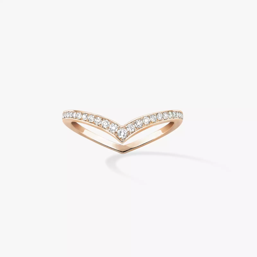Fiery Diamond Pavé Wedding Ring 18ct Gold