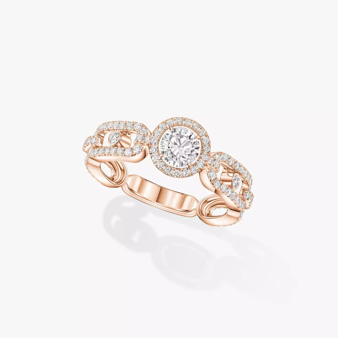 Move Link Solitaire 0.30ct Diamond Ring 18ct Gold