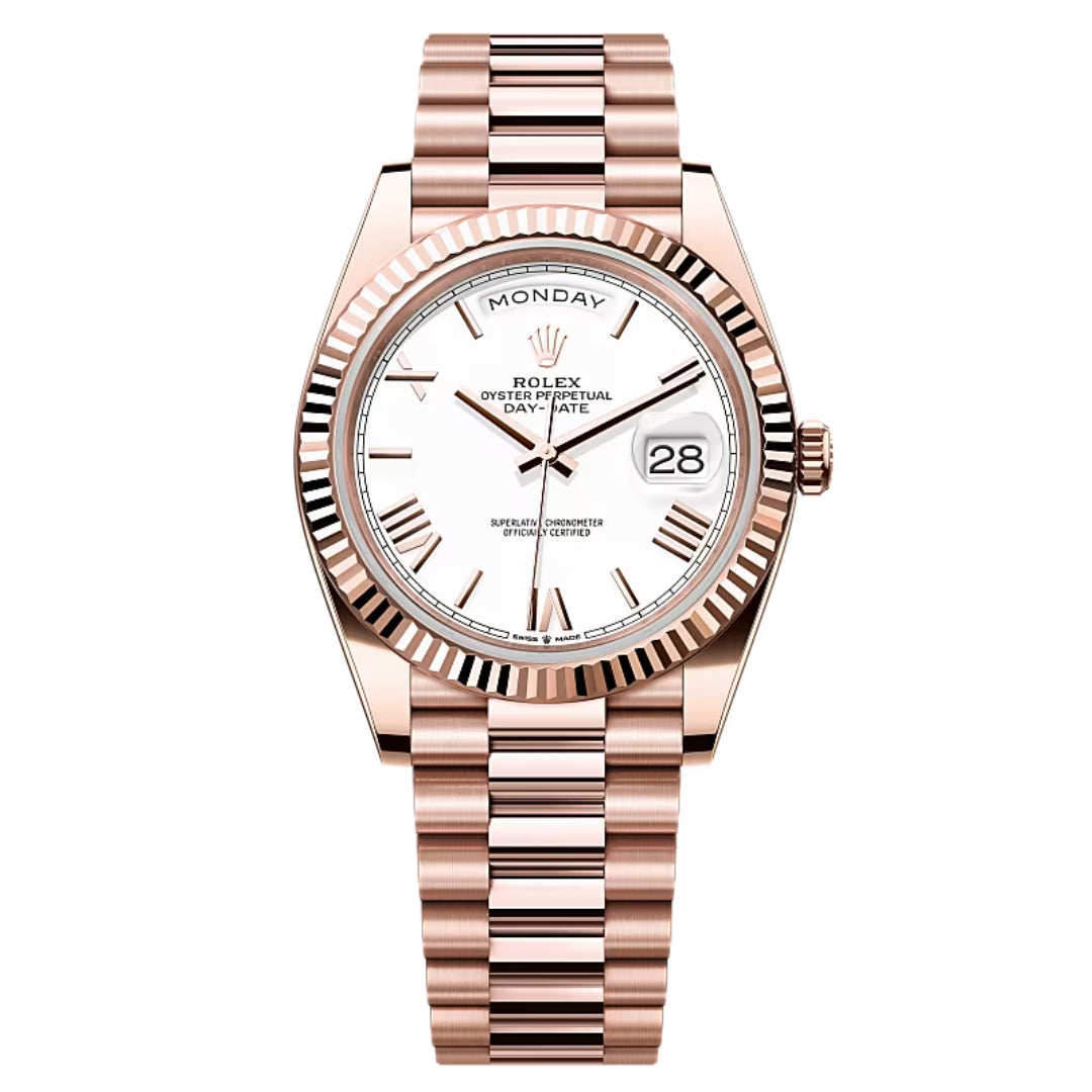 Rolex Day-Date 40 228235 White Roman Numeral Dial 2024