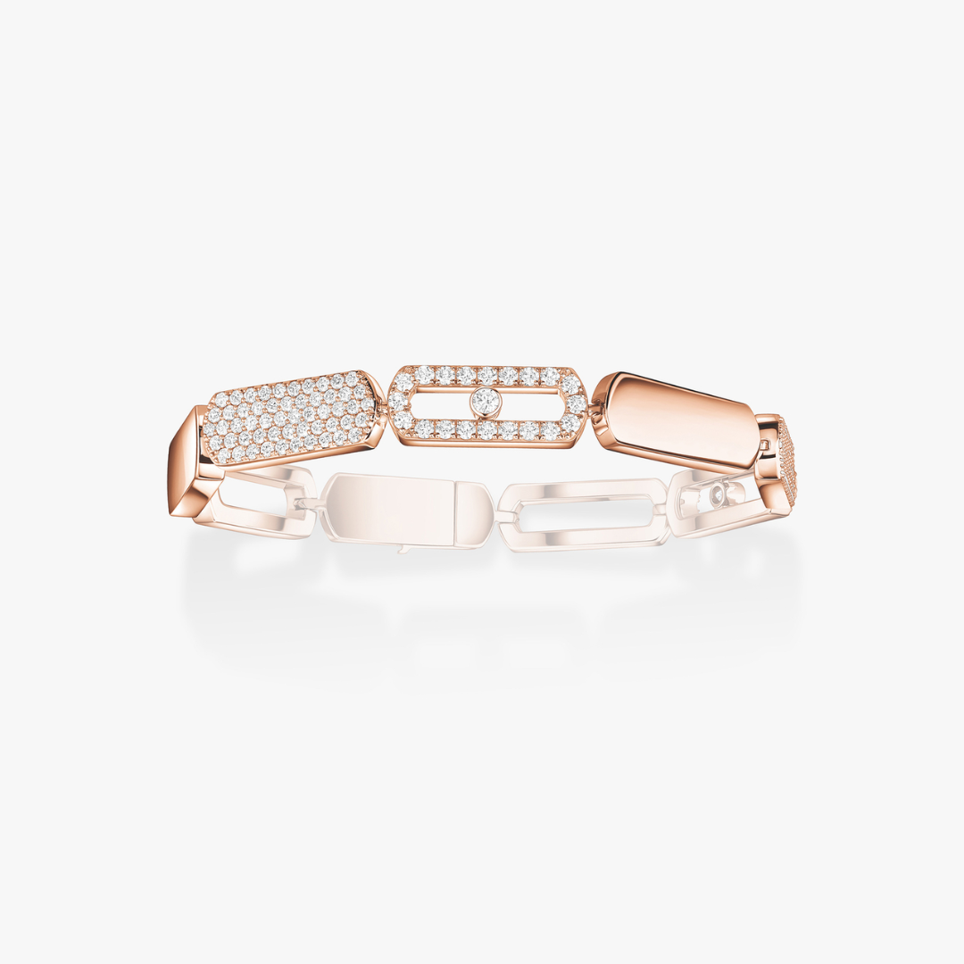 Imperial Move Large Diamond Bracelet 18ct Gold