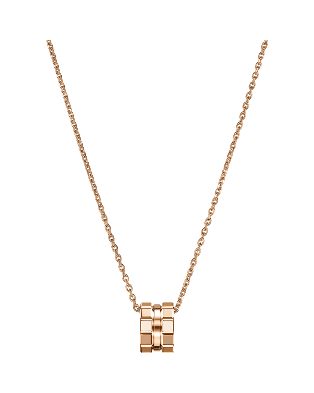 Ice Cube Pendant 18ct Rose Gold