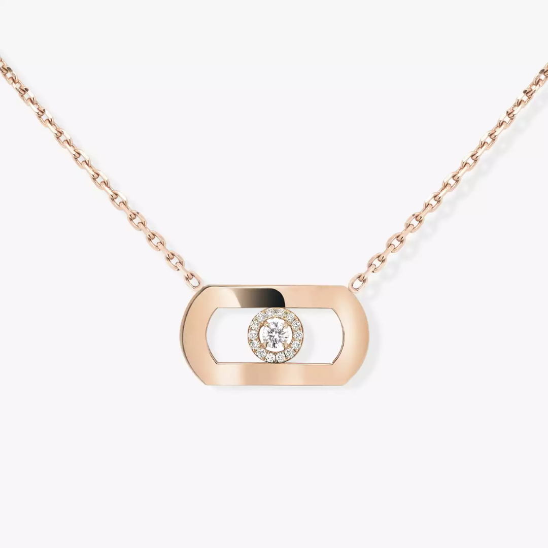 So Move Diamond Necklace 18ct Gold
